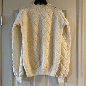 Cozy Cream Cable Knit Sweater